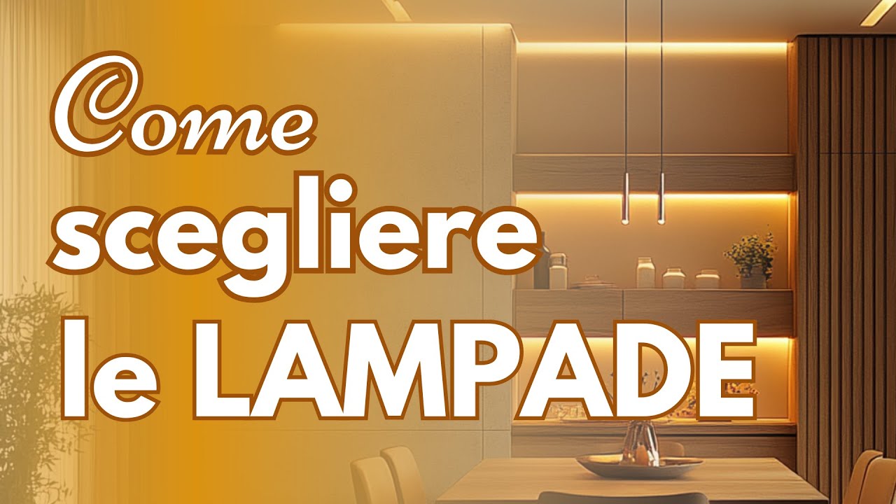 Come SCEGLIERE LE LAMPADE per la tua casa💡
