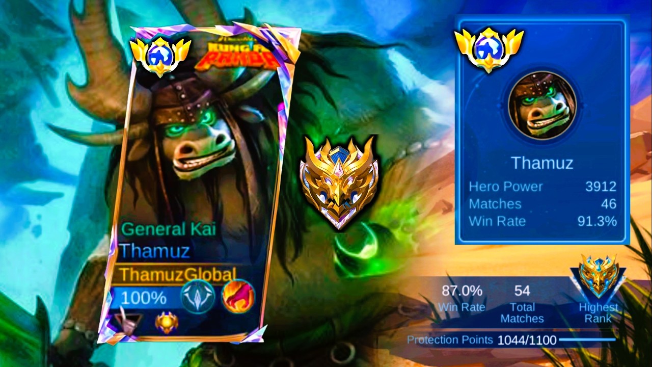 I Challenge Myself​ to Get the Top Global and Immortal Rank this week! 🔥 [ Solo Rank ] Thamuz Jungle