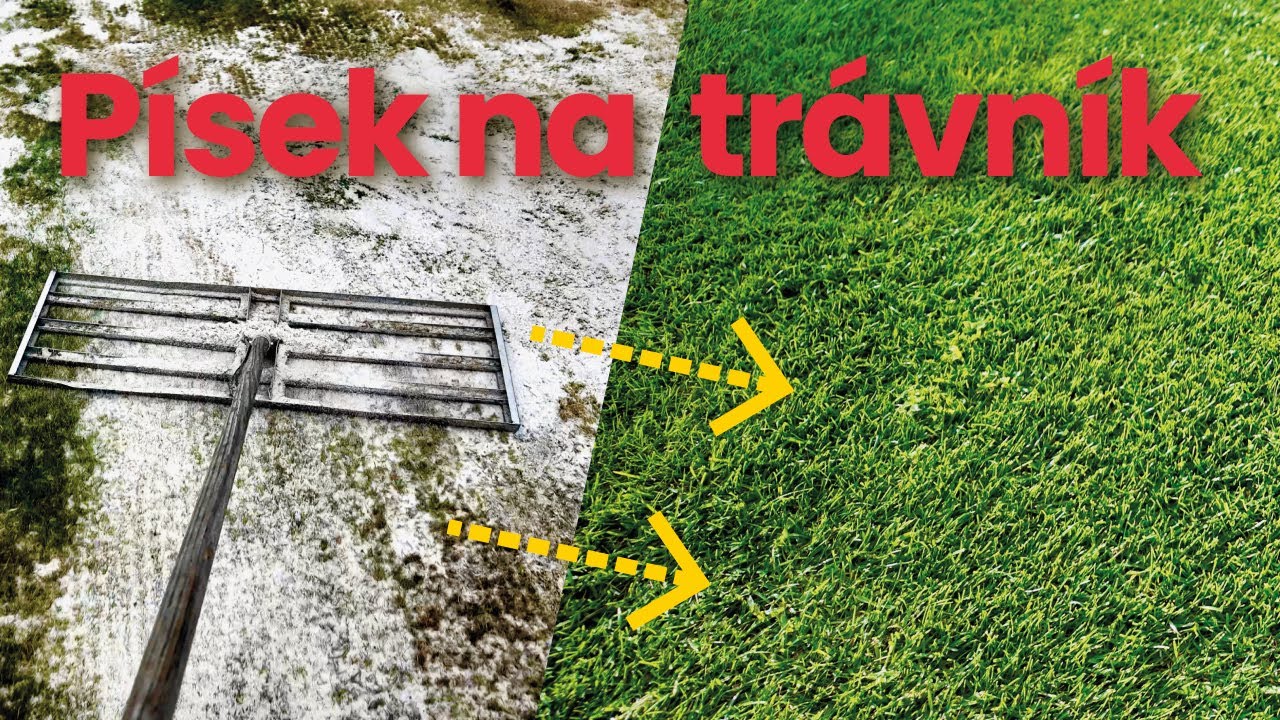 Pískování trávníku dělejte kdykoliv