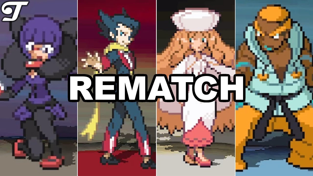 All Elite Four Rematch Battles - ⚫ Pokémon Black & White ⚪