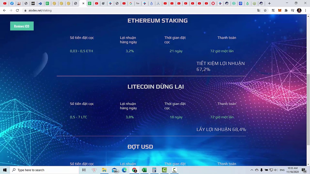 Review AioDex project - Stack and Swap digital assets and get passive profit
