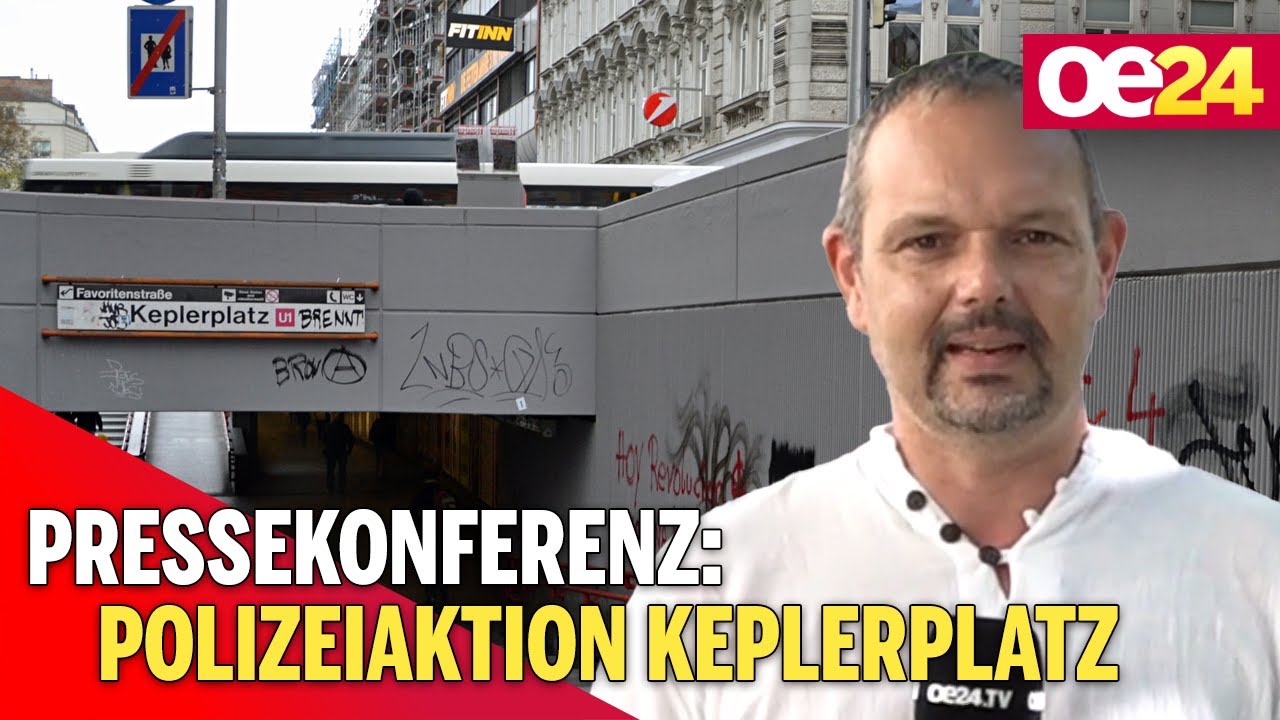 Pressekonferenz: Polizeiaktion Keplerplatz