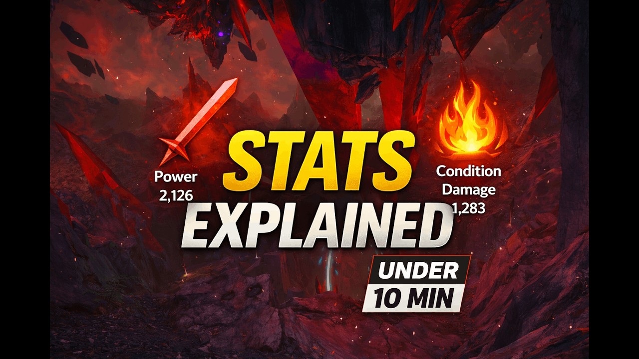 Stats Explained in Under 10 Minutes (GW2 Beginner Guide)