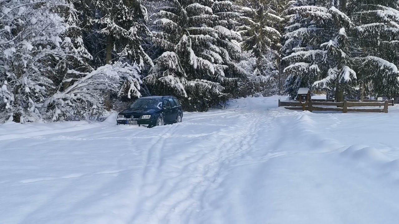 VW Bora 4Motion SNOW FUN SOUND #drift