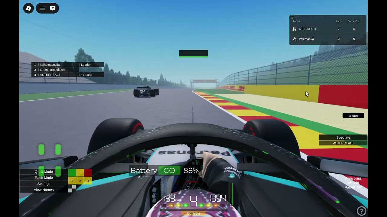 QUALIFYNG LAP (1.36.465) WHIT MERCEDES W17 ON SPA FRI | FORMULA RACING INTERNATIONAL 