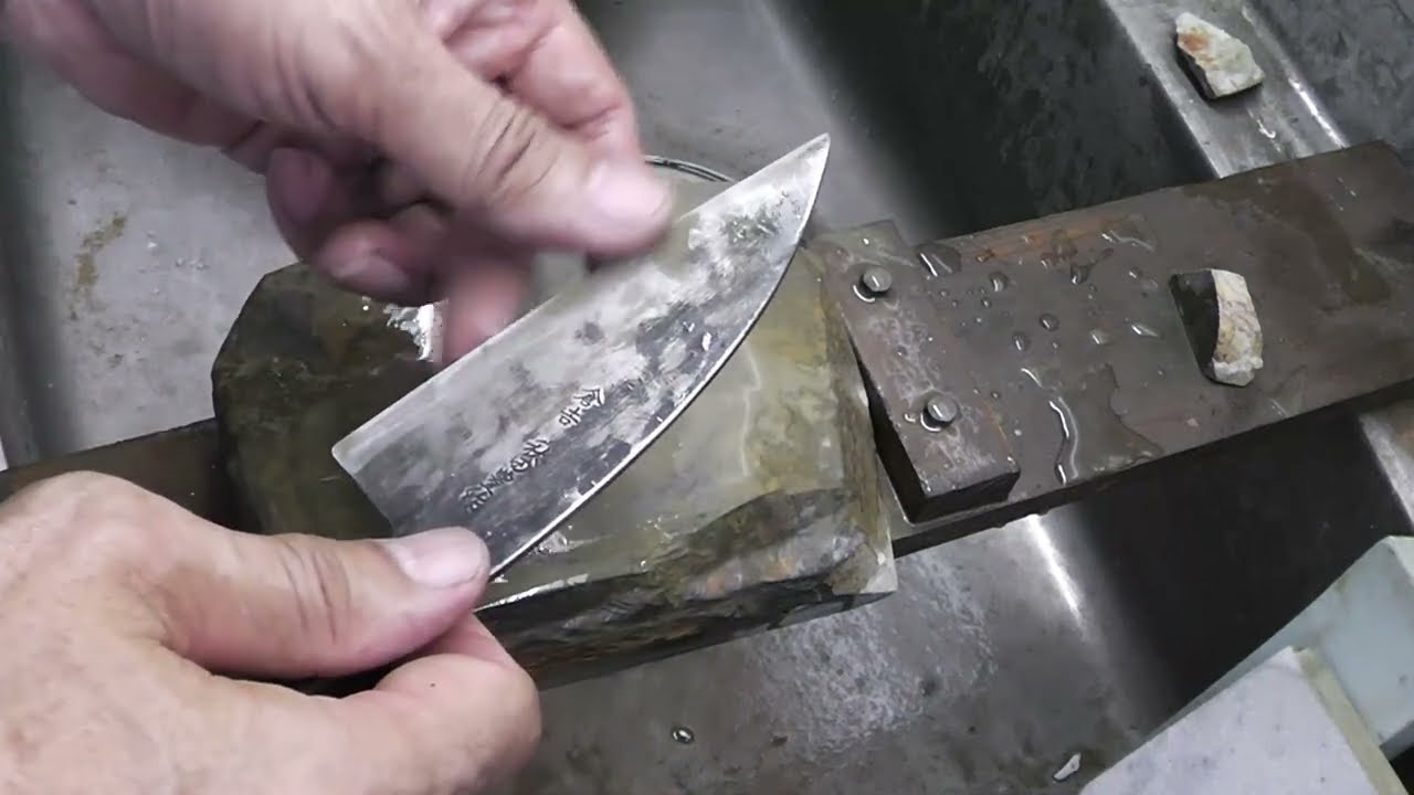 錆の浮いた包丁研ぎ直し