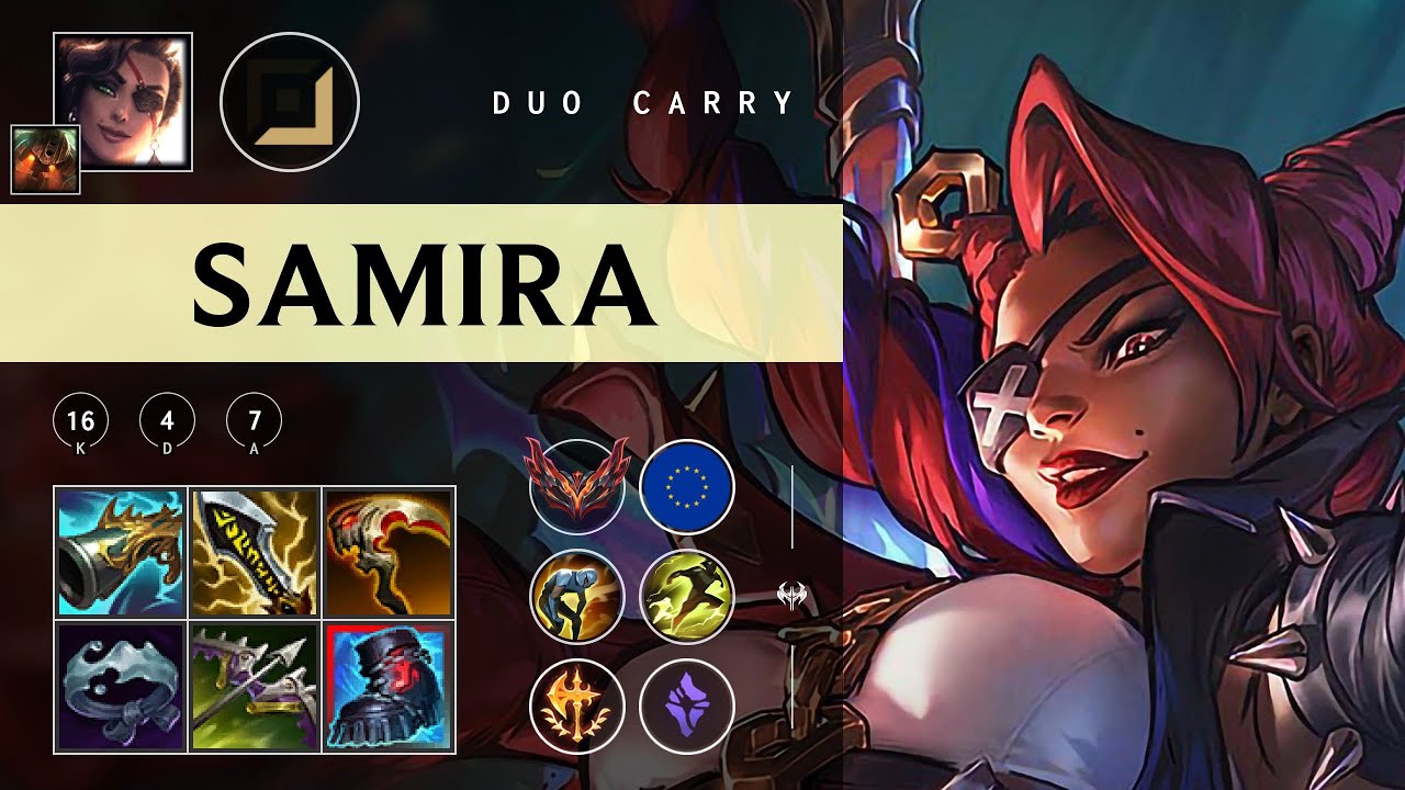 Samira ADC vs Aphelios - EUW Grandmaster Patch 25.22