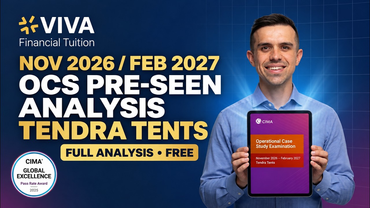 CIMA OCS Nov 2026 / Feb 2027: Full Pre-seen Analysis | Tendra Tents