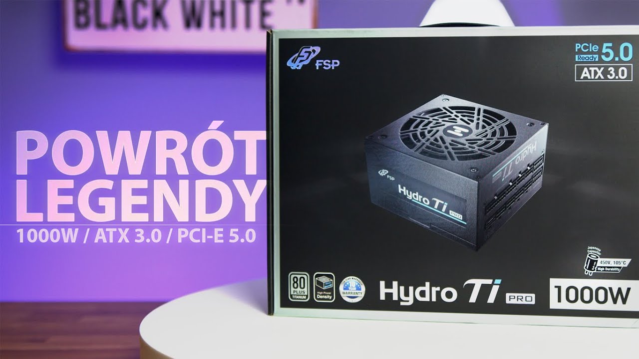 MOCNY ZAWODNIK! ⚡️ TEST FSP Hydro Ti Pro 1000W / ATX 3.0 . PCIe 5.0