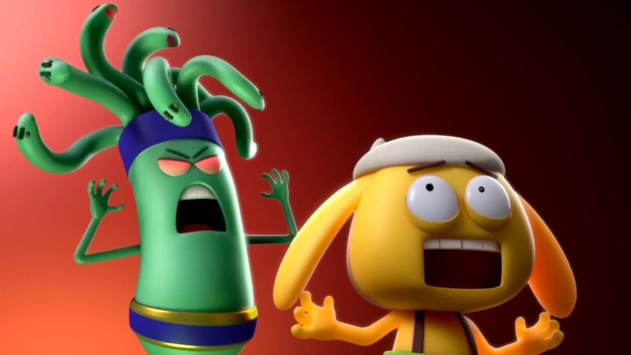 Chased By A Snake Infested Monster | AstroLOLogy | Anime | Cartoons For Kids | AstroLOLogy