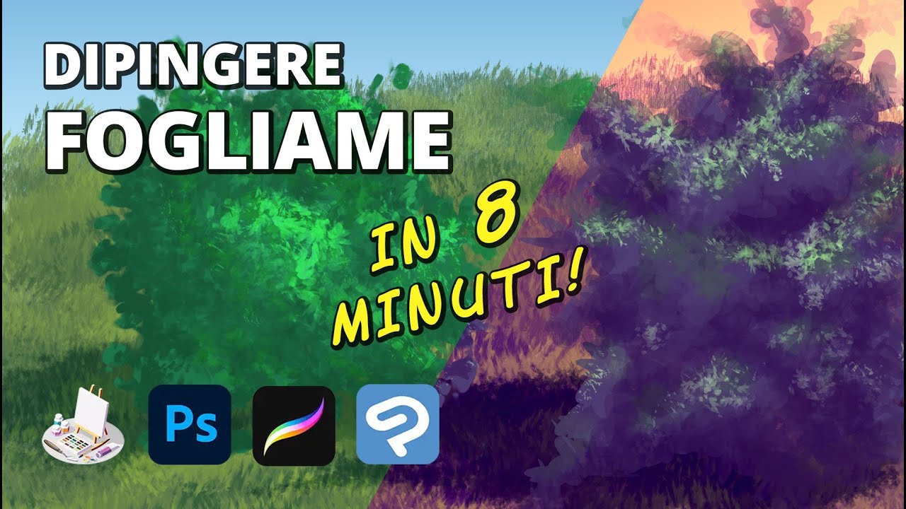 Impara a disegnare fogliame realistico in 8 minuti