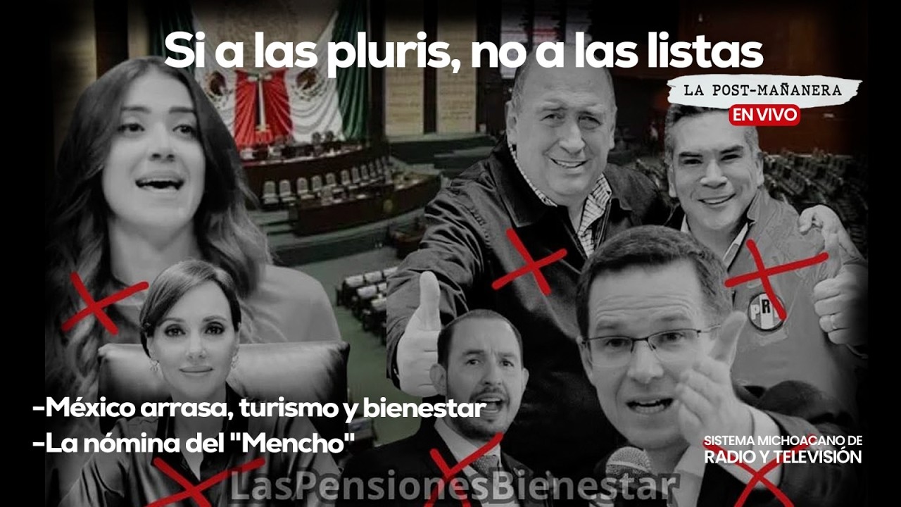 #EnVivo | La Post Mañanera | Si a las pluris, no a las listas