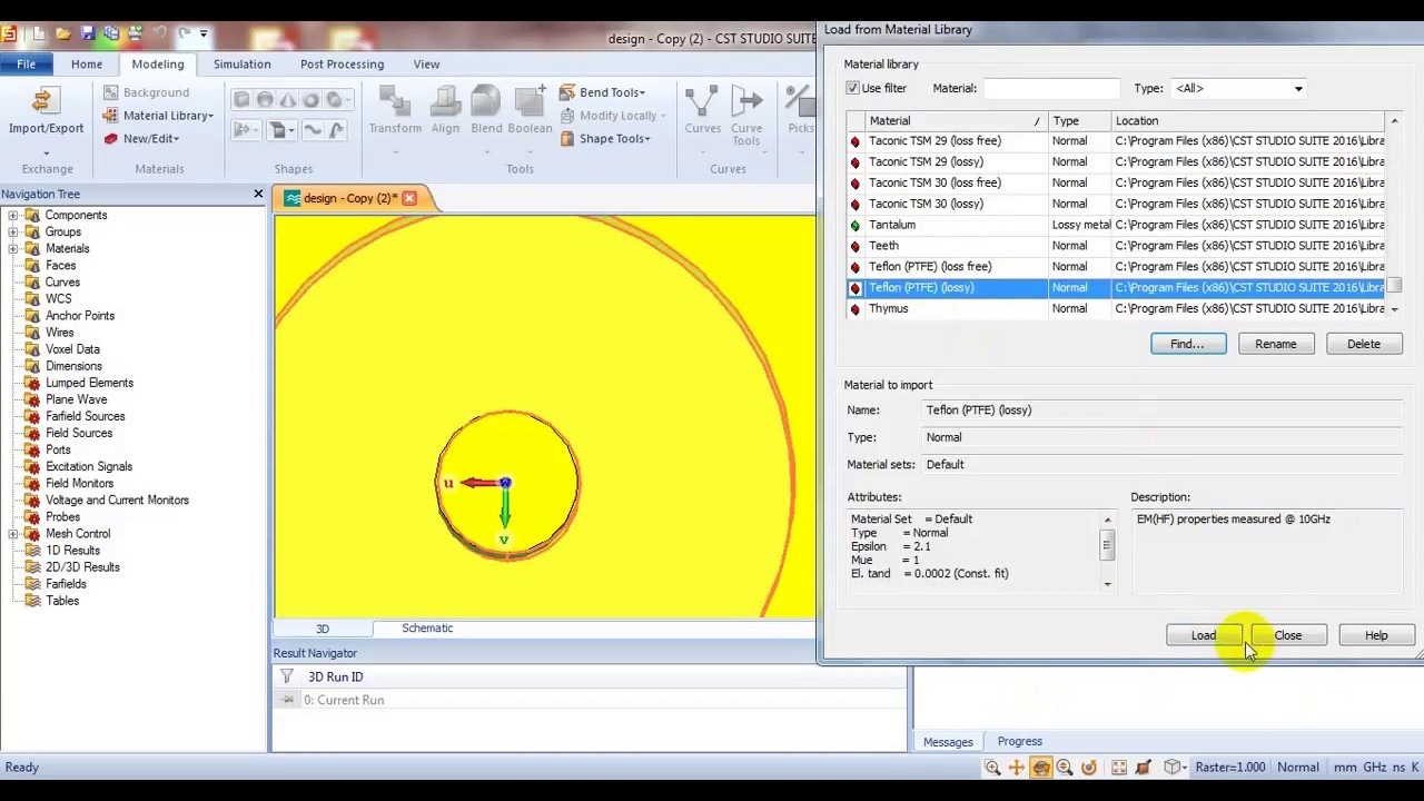 Patch antenna design using cst studio | Basic Antenna design |Coaxial feed using CST | Port Creation