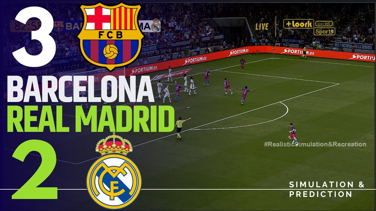 BARCELONA 3 vs 2 REAL MADRID | FINAL 2026 SPANISH SUPER CUP  | Highlights  Simulation/Recreation