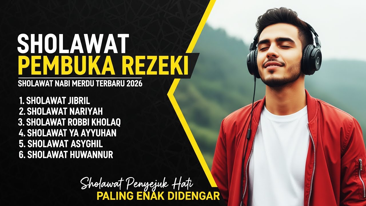Sholawat Nabi Penyejuk Hati Dan Penenang Pikiran | Lagu Sholawat Untuk Tidur & Pembuka Rezeki