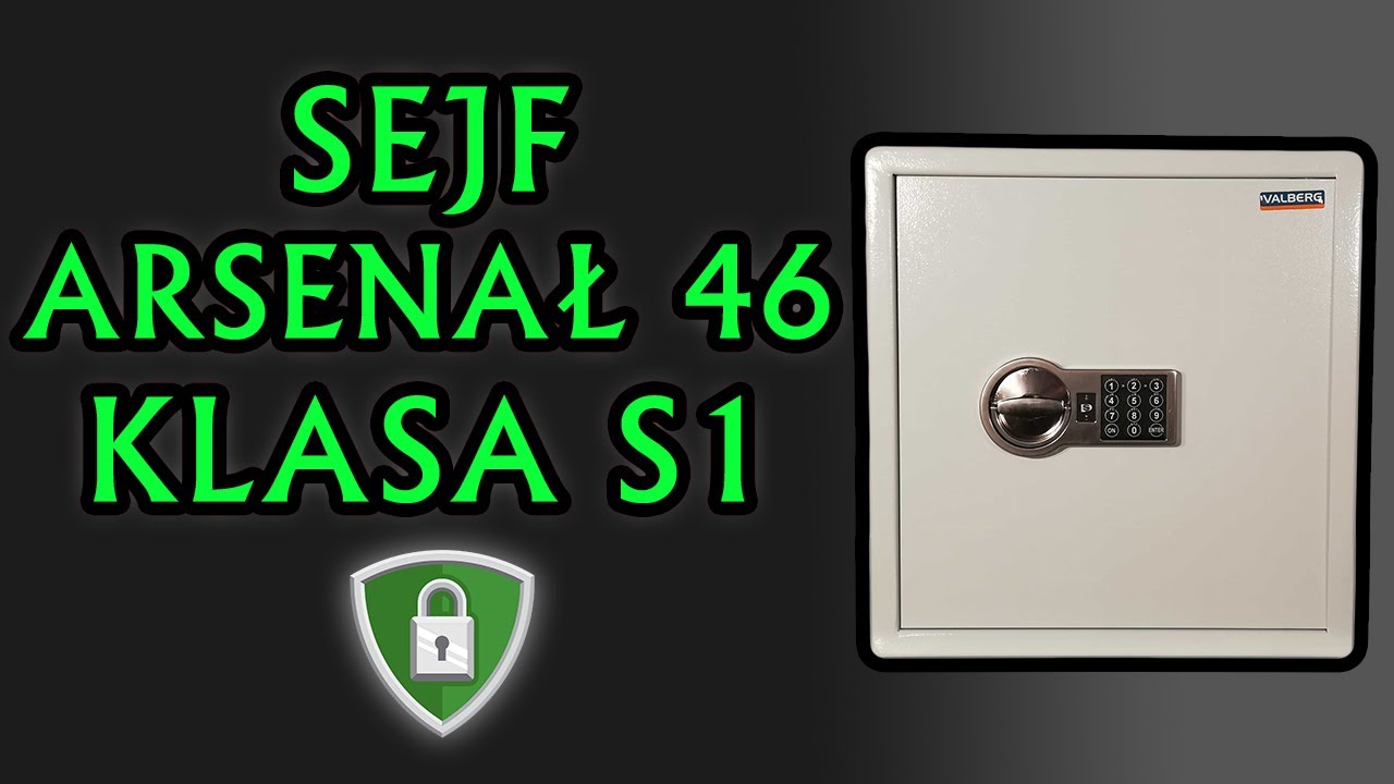 Sejf domowy, biurowy z zamkiem elektronicznym | Klasa S1 - Arsenał 46 | Sejfmaster.pl