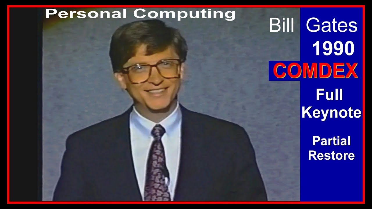 Computer History PC 1990 Gates COMDEX Personal Computing Information IBM Macintosh Las Vegas CES