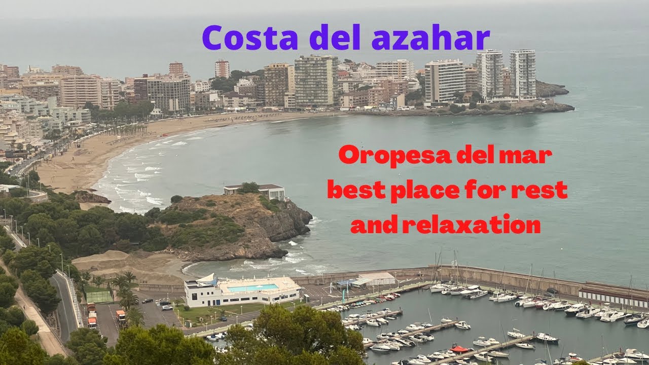 Oropesa del mar walk tour Spain ,costa del azahar Spain ,summer 2022 oropesa del mar beach