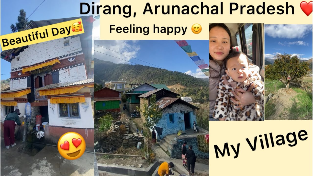 Our Beautiful Yewang Village ll Feeling happy with my Family ❤️ ll Dirang, Arunachal Pradesh 🥰🌸