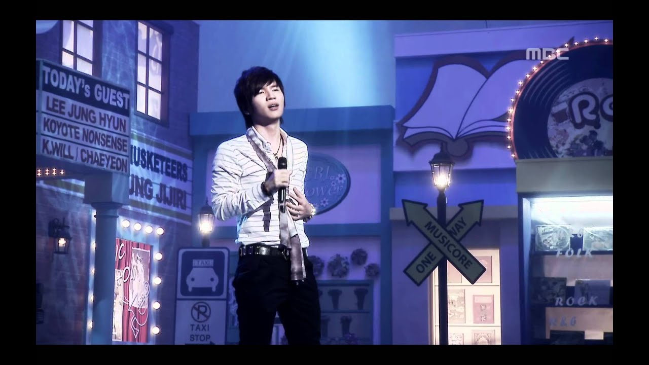 K.will - One Teardrop in a second, 케이윌 - 1초에 한 방울, Music Core 20090606