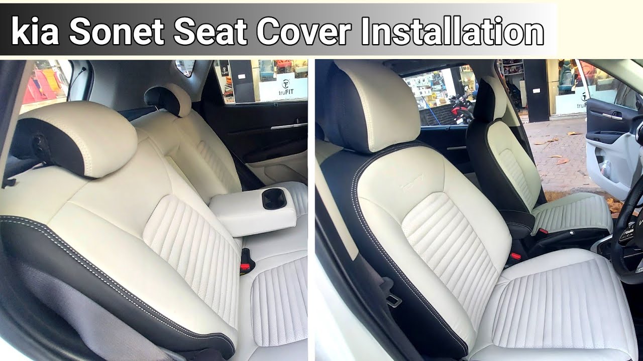 kia Sonet Seat Cover & Floor Lamination Installation | truFIT |  Seat Cover Manufacturer