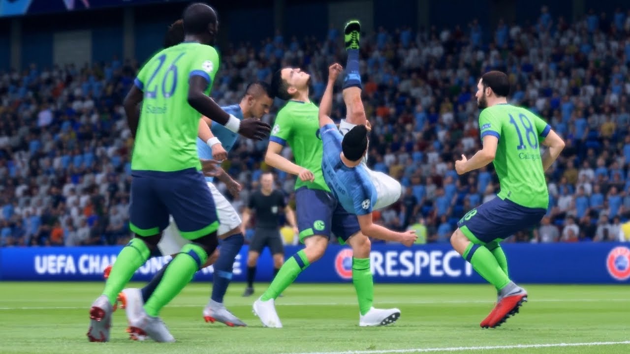 FIFA 19 - Manchester City vs FC Schalke 04 - UEFA Champions League Gameplay (PC HD) [1080p60FPS]