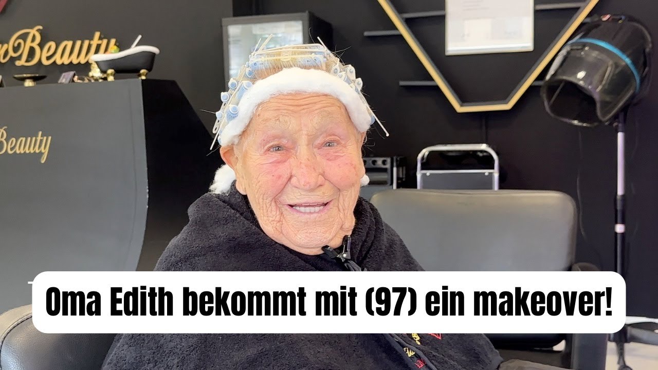 Oma Edith (97) sieht nach dem Umstyling aus wie ein Model!