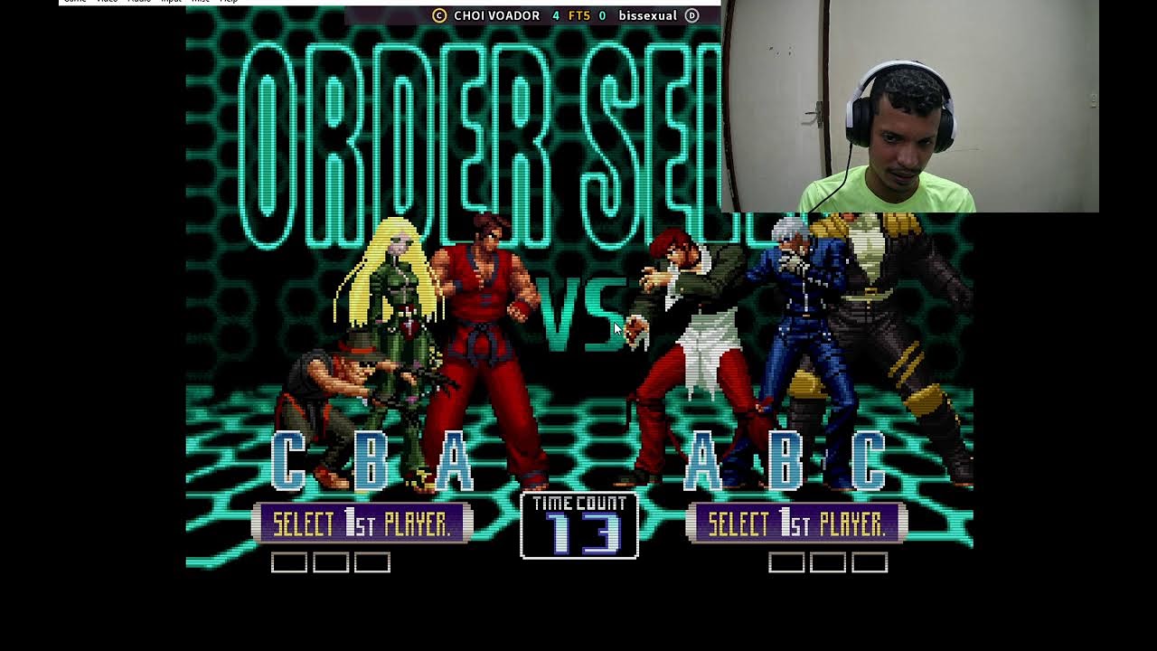 the king of fighters 2002  ao vivo