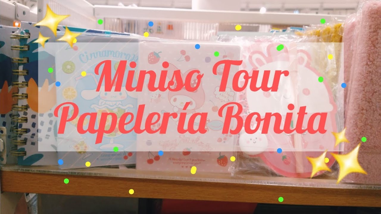 🛒Miniso Tour: Papelería Bonita 😍 🛒