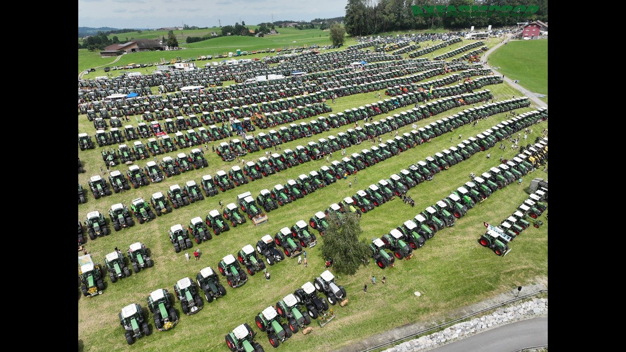 Fendt Treffen Niederwil 2024 - + de 1000 tracteurs Fendt !!