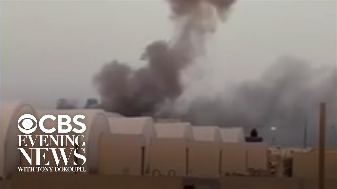 Videos show Iranian attack on U.S. base