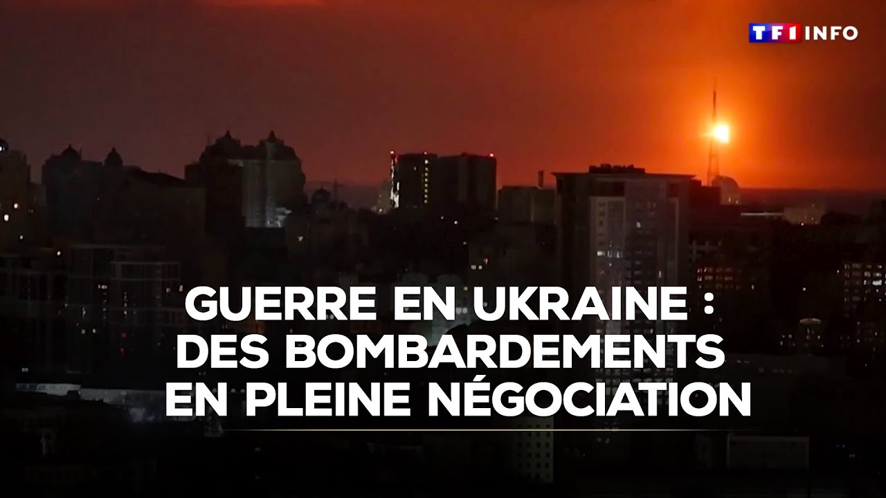 Guerre en Ukraine : des bombardements en pleine n&eacute;gociation｜TF1 INFO