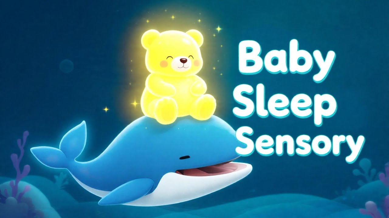 Baby Stop Crying – Gentle Lullaby Music & Calming Visuals | Sea Kingdom | Little Jelly Bear Nation