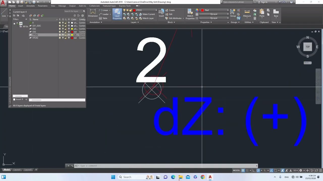 LISP Quan Trắc Chuyển Vị Trong AutoCAD | Displacement Monitoring LISP in AutoCAD