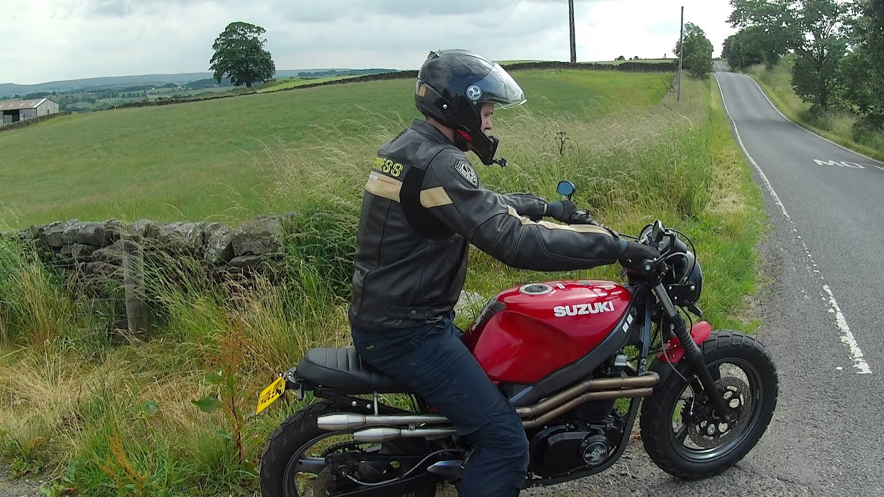 SUZUKI GS500 Scrambler: New exhaust, It was just too loud!