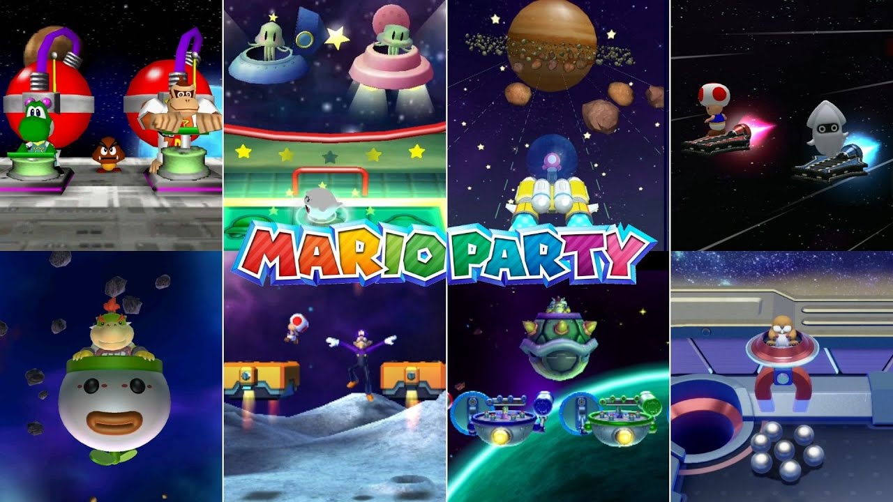 Evolution Of Space Minigames In Mario Party Games [1999-2018]