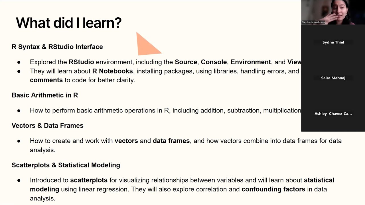 R Studio Introductory Coding Workshop