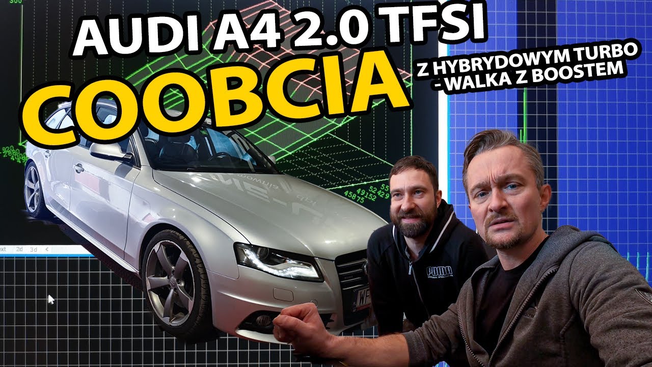 Audi A4 2.0TFSI COOBCIA z hybrydowym turbo - walka z boostem | Vlog