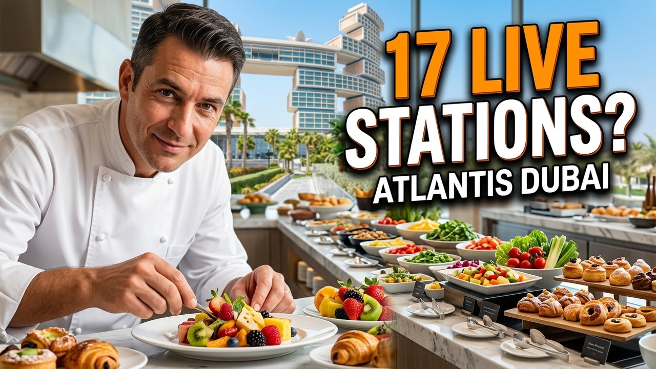 LUXURY BREAKFAST at ATLANTIS the ROYAL Dubai | WAIT TILL THE END