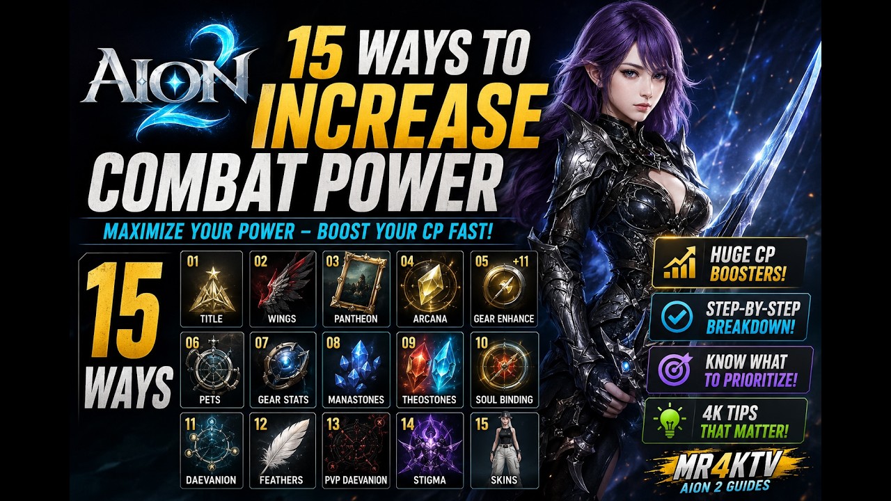 Aion 2 Combat Power Guide &mdash; 15 Ways to Increase Your CP FAST