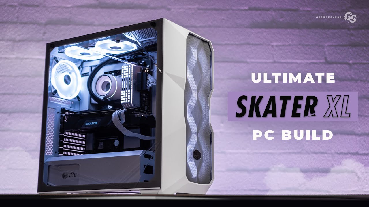 ULTIMATE SKATER XL 4K Gaming PC Build - Cooler Master TD500 Mesh White