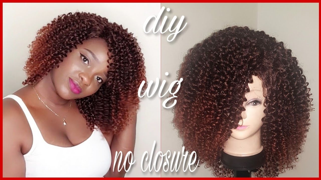 #comment faire une perruque sans closure / tout fermé / raie sur le côté 🤗 Nys
