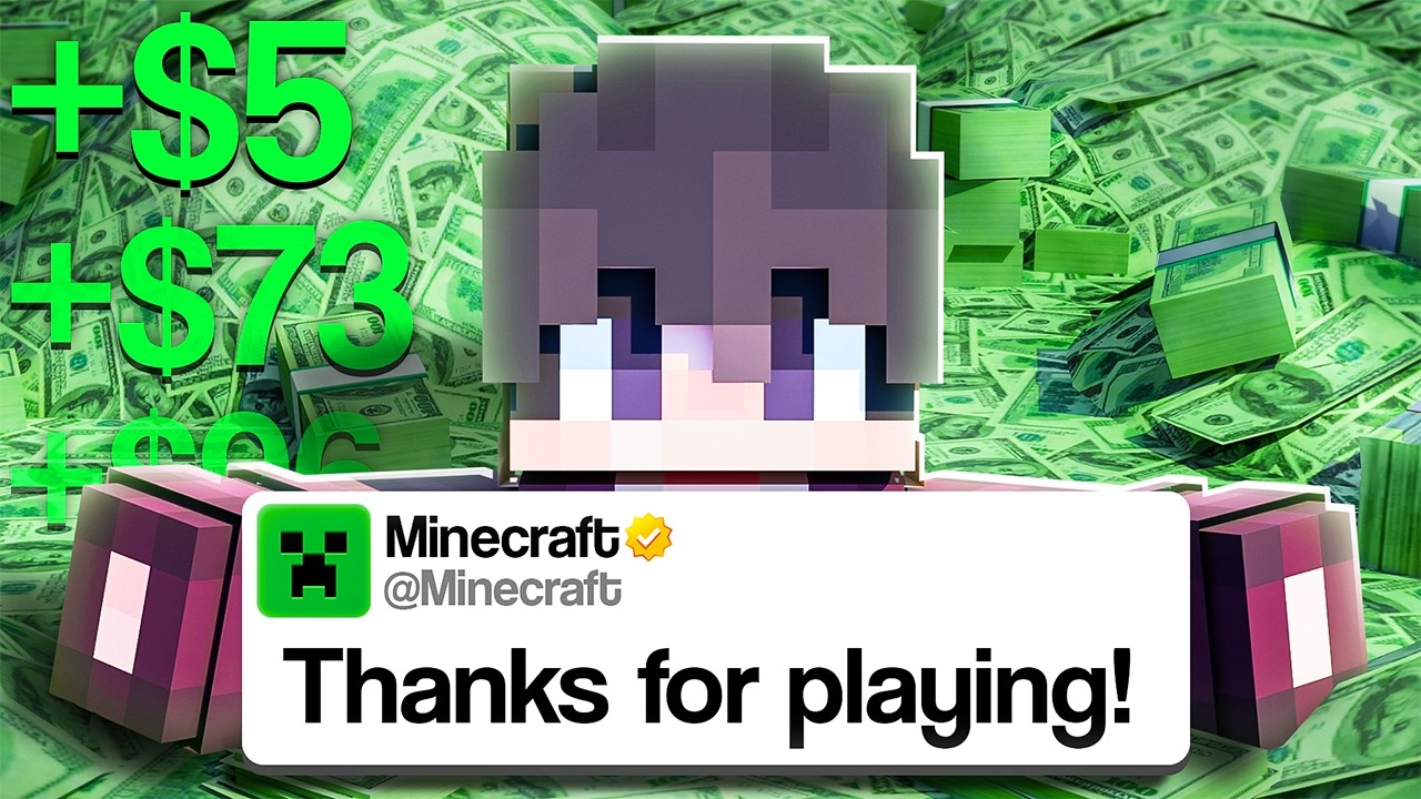 I Tried Making Money by Playing Minecraft