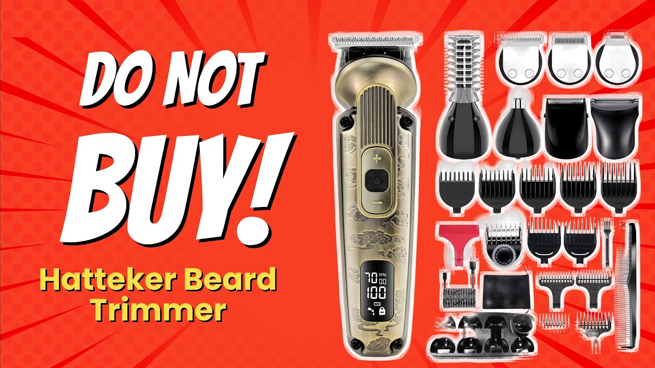 DON'T BUY Hatteker Beard Trimmer Before WATCHING THIS VIDEO! 🚫✂️