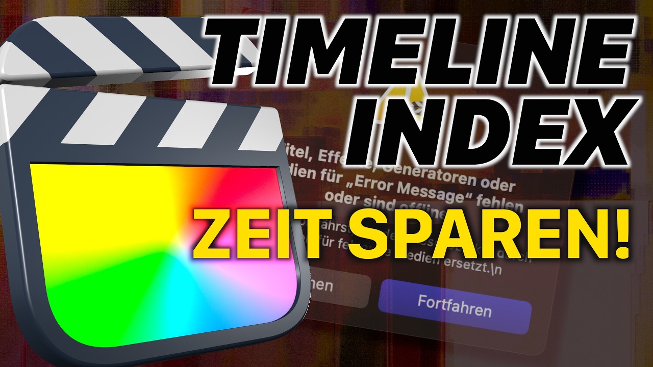 Final Cut Pro: Fehlende Medien & Clips gezielt mit dem Timeline-Index finden