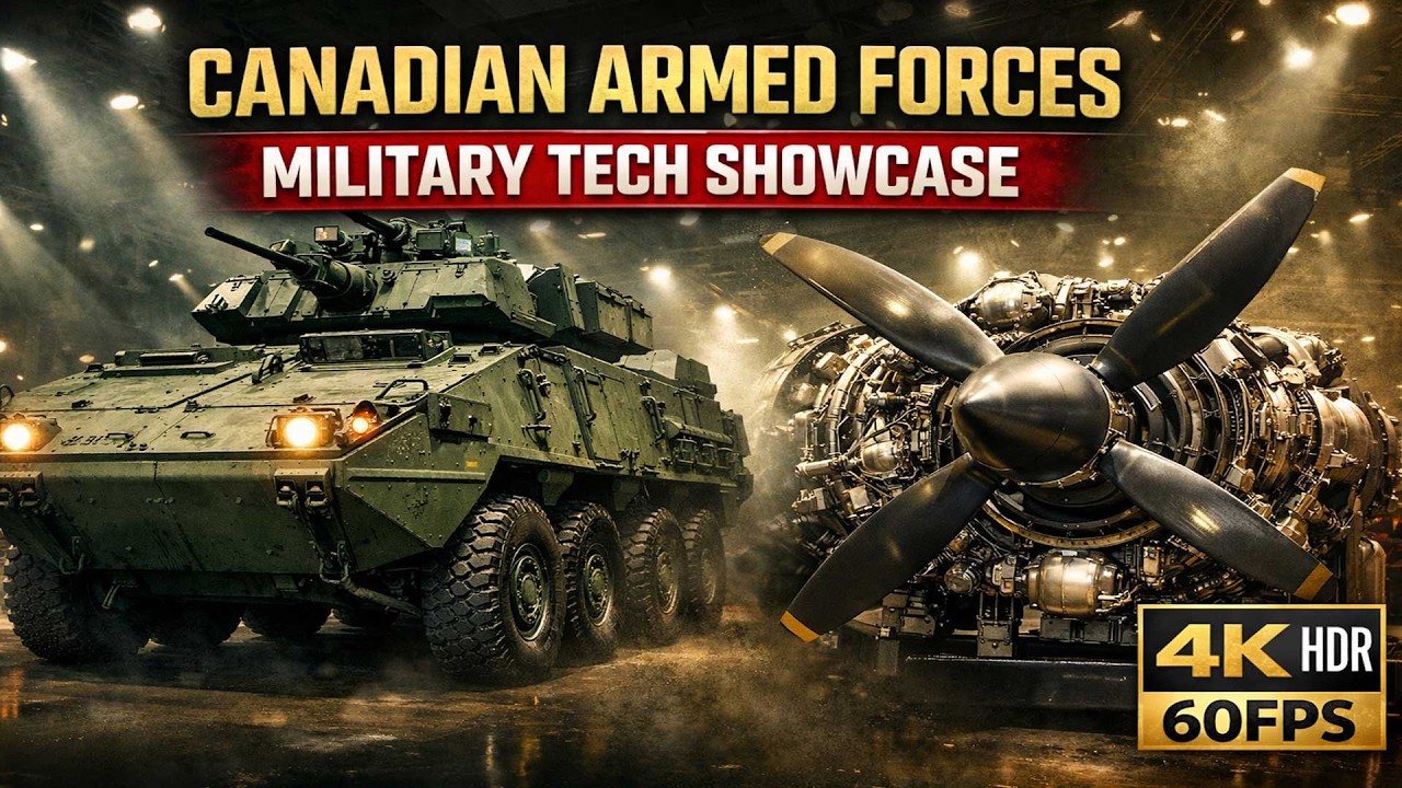⚔️ Canadian Armed Forces Military Tech Showcase | Canadian International AutoShow 2026 (4K HDR 60p)
