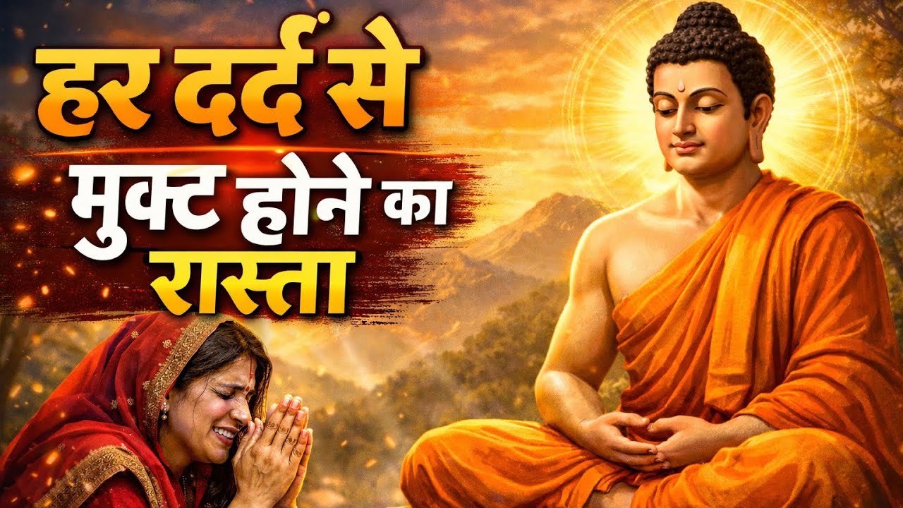  हर दर्द से मुक्त होने का रास्ता ।Freedom from All Pain  गौतम बुद्ध की कहानी”।