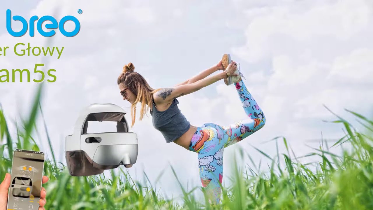 MASAŻER Głowy Breo iDream5 z aplikacją mobilną Masaż Shiatsu
