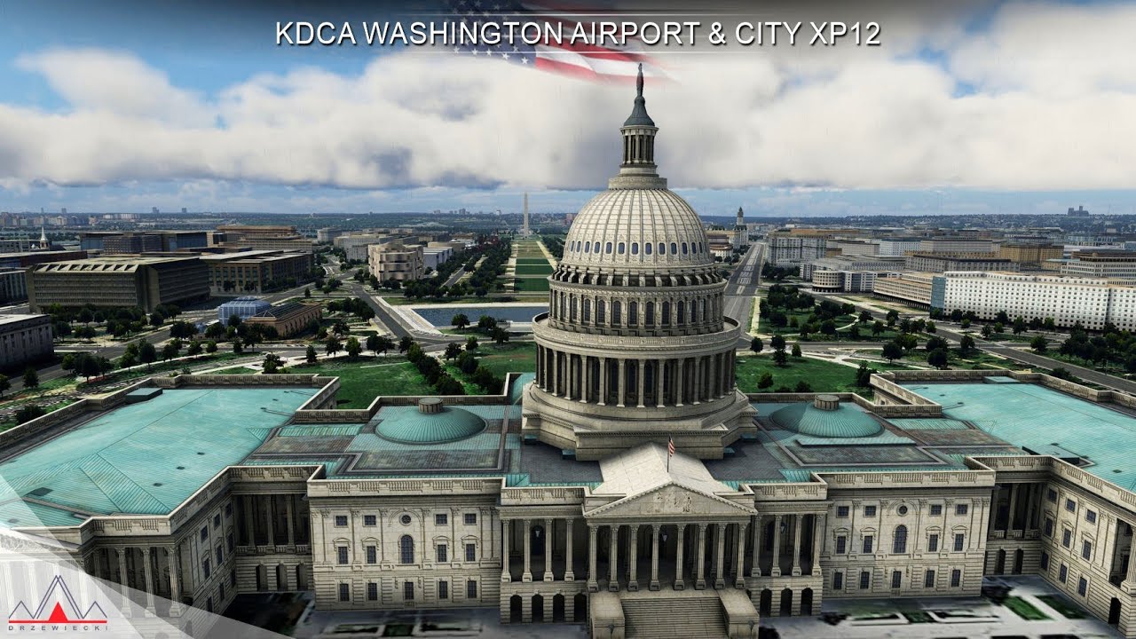 Washington DC - Airport & City | X-Plane 12