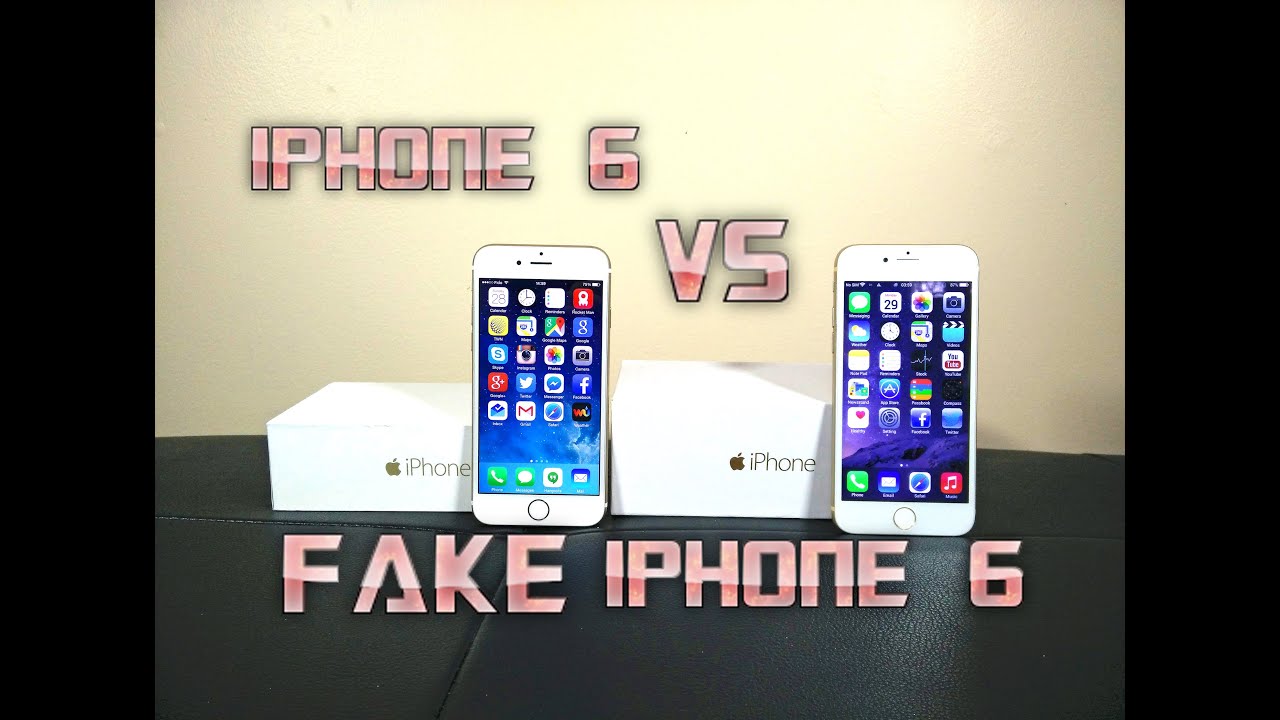 iPhone 6 VS Fake iPhone 6 - Don't buy fake products!